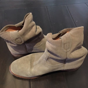 Isabel Marant Shoes - Isabel Marant-Jenny Boot Suede Brown Isabel Marant Shoes - Isabel Marant-Jenny Boot Suede Brown